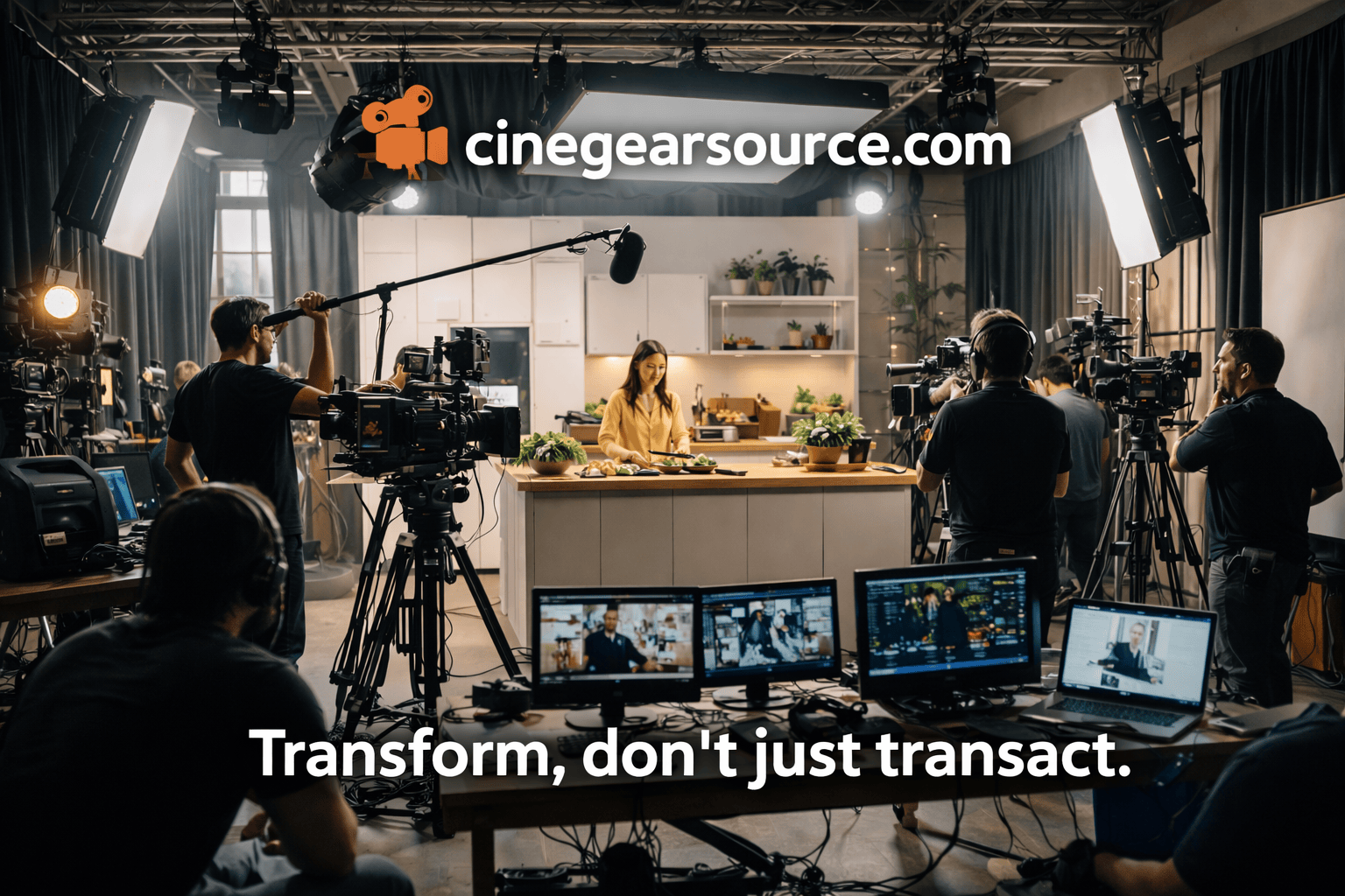 AI-generated futuristic product marketing scene